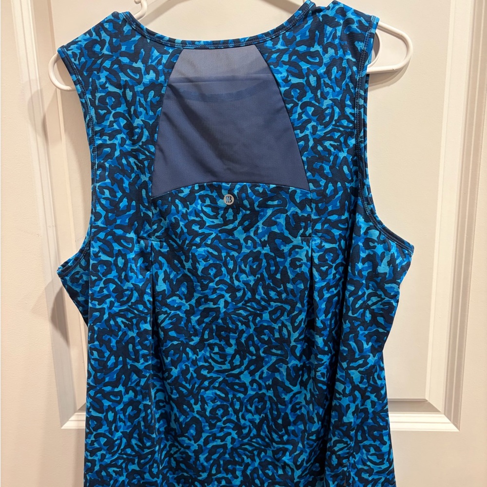 Blue Patterned Tank Top - Picture 3 of 3
